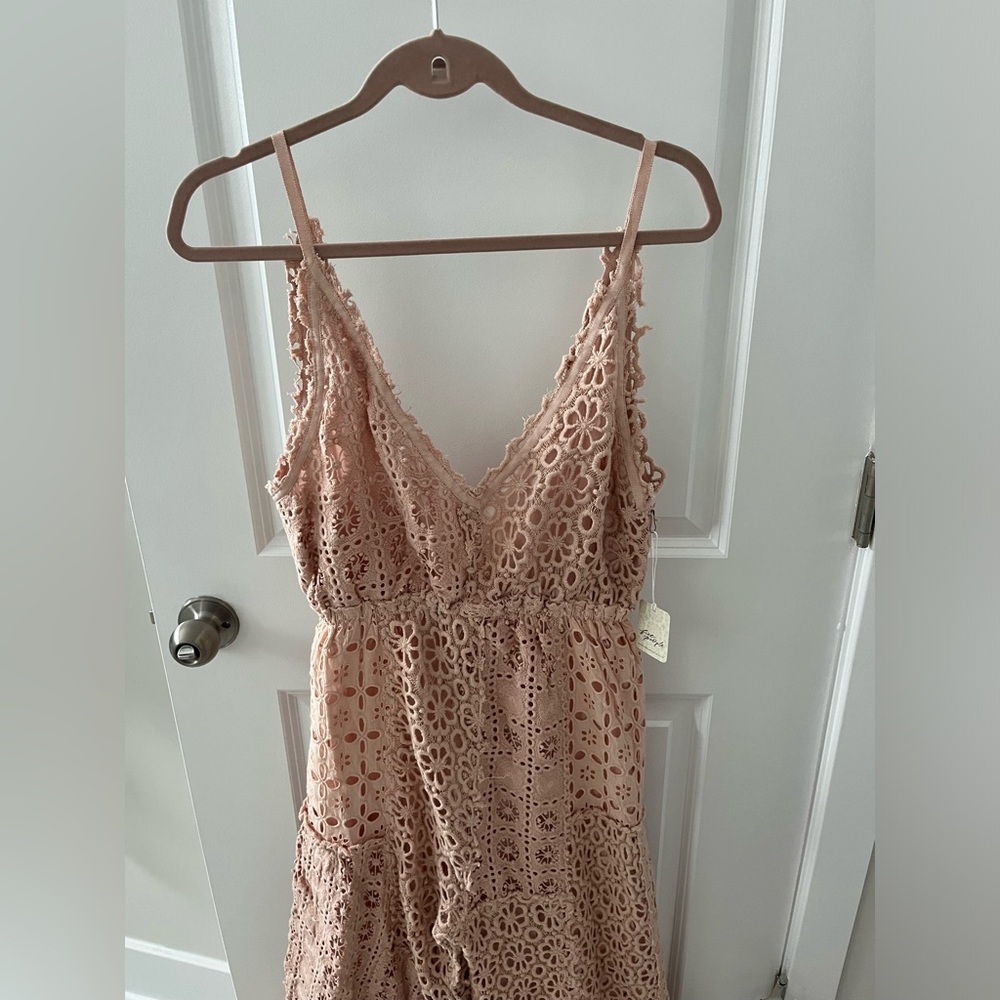 Women’s Free People Blush Jumpsuit size small
